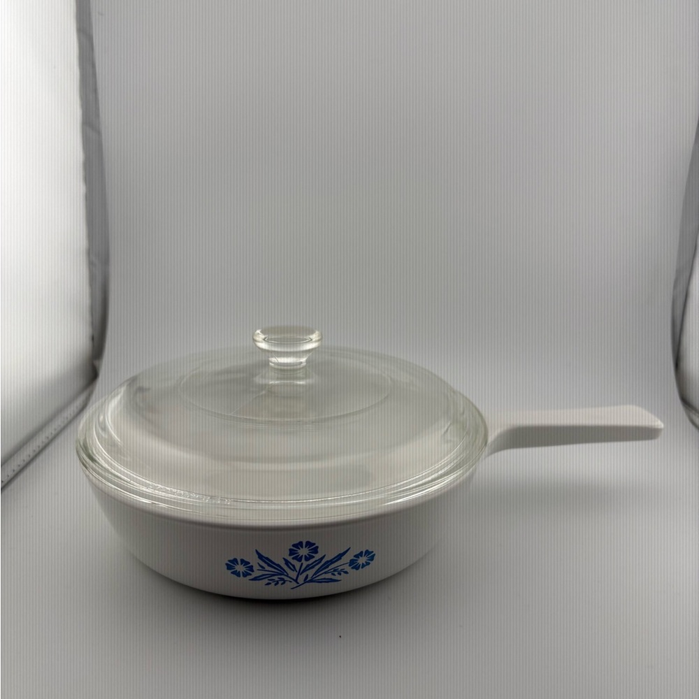 Corning Ware Blue Cornflower 6.5 Inch Skillet P-83-B with Lid
